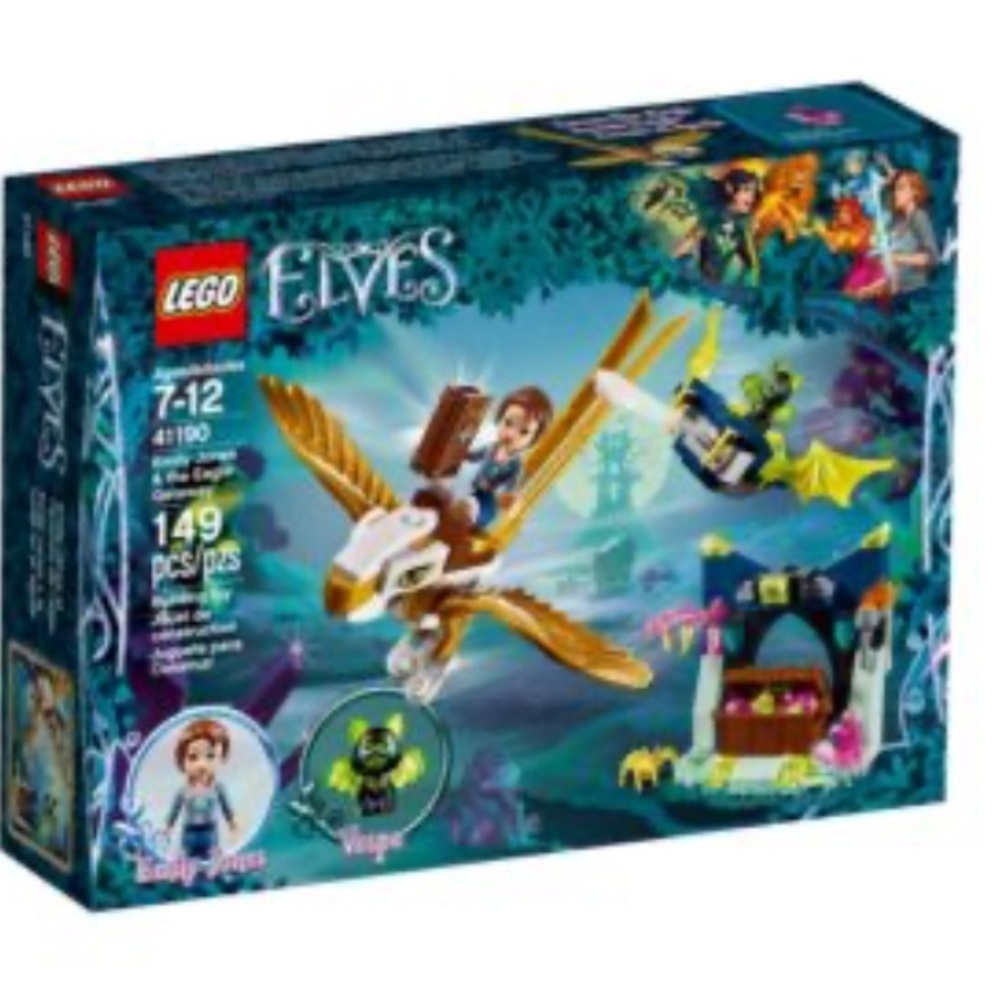 Lego elves emily jones & the Eagle Getaway set 41190 new in sealed box 149 pcs - Picture 1 of 8
